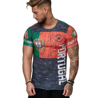 Men's T-shirt short-sleeved flag football sports comfortable breathable T-shirt fashion casual T-shirt summer clothing shirt