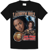 Lauryn Hill T shirt The Miseducation Of Lauryn Hill Hip Hop Print Short Sleeve Men Top Novelty T Shirts Men'S Brand Clothing