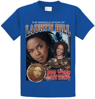 Lauryn Hill T shirt The Miseducation Of Lauryn Hill Hip Hop Print Short Sleeve Men Top Novelty T Shirts Men'S Brand Clothing