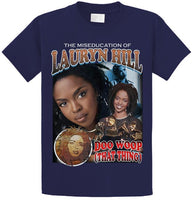 Lauryn Hill T shirt The Miseducation Of Lauryn Hill Hip Hop Print Short Sleeve Men Top Novelty T Shirts Men'S Brand Clothing