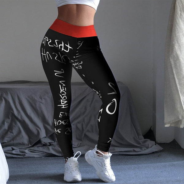 Sexy High Aaist Breathable Leggings Polyester Ankle-Length Pants Worko –  Ron21613