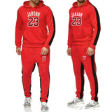 Marque vêtements hommes mode survêtement décontracté Sportsuit hommes sweats capuches vêtements de sport JORDAN 23 manteau + pantalon hommes ensemble