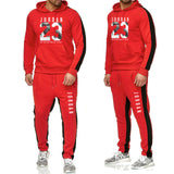 Marque vêtements hommes mode survêtement décontracté Sportsuit hommes sweats capuches vêtements de sport JORDAN 23 manteau + pantalon hommes ensemble