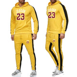 Marque vêtements hommes mode survêtement décontracté Sportsuit hommes sweats capuches vêtements de sport JORDAN 23 manteau + pantalon hommes ensemble