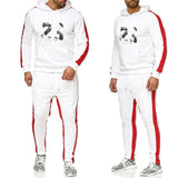 Marque vêtements hommes mode survêtement décontracté Sportsuit hommes sweats capuches vêtements de sport JORDAN 23 manteau + pantalon hommes ensemble