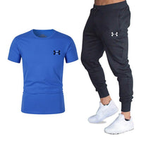 Men's tracksuit suits branded clothing Men's casual outfit summer outfits tracksuits streethar tops t-shirts +pant men's fashion