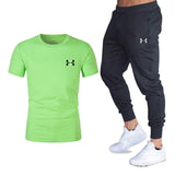 Men's tracksuit suits branded clothing Men's casual outfit summer outfits tracksuits streethar tops t-shirts +pant men's fashion