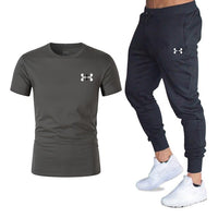 Men's tracksuit suits branded clothing Men's casual outfit summer outfits tracksuits streethar tops t-shirts +pant men's fashion