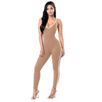 Womens Playsuit Ladies Sleeveless Off Shoulder Romper Jumpsuit Party Bodycon Belt Sexy Cloth
