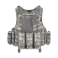 MGFLASHFORCE Molle Airsoft Vest Tactical Vest Plate Carrier Swat Fishing Hunting Vest Military Army Armor Police Vest