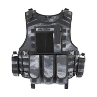 MGFLASHFORCE Molle Airsoft Vest Tactical Vest Plate Carrier Swat Fishing Hunting Vest Military Army Armor Police Vest