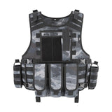 MGFLASHFORCE Molle Airsoft Vest Tactical Vest Plate Carrier Swat Fishing Hunting Vest Military Army Armor Police Vest