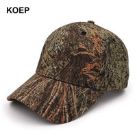 KOEP 2020 New Camo Baseball Cap Fishing Caps Men Outdoor Hunting Camouflage Jungle Hat Airsoft Tactical Hiking Casquette Hats