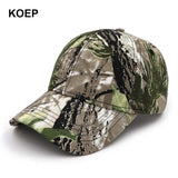 KOEP 2020 New Camo Baseball Cap Fishing Caps Men Outdoor Hunting Camouflage Jungle Hat Airsoft Tactical Hiking Casquette Hats