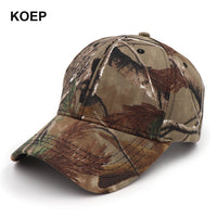 KOEP 2020 New Camo Baseball Cap Fishing Caps Men Outdoor Hunting Camouflage Jungle Hat Airsoft Tactical Hiking Casquette Hats