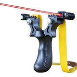 Professional Hunting Slingshot With Level High Precision Instrument For Outdoor Catapult Slingshot Balls Laser Aiming Shooting