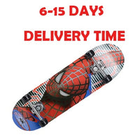 Jusenda 60*15cm Cartoon Childern Skateboard Spider Man Longboard Maple Double Rocker For Child Crusier Skate Board Skateboarding