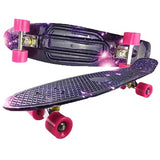 Jusenda 22inch Mini Cruiser Skateboard Flash Fish Board Children's Scooter PP Longboard Penny Board Complete Printed Skate Board